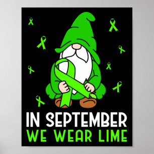 Poster Sensibilização para o linfoma Em setembro Vestim