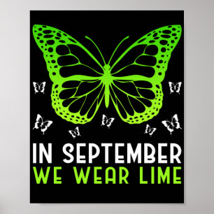 Poster Sensibilização para o linfoma Em setembro Vestim