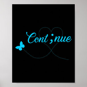 Poster Sensibilização Para O Suicídio Das Mulheres Presen