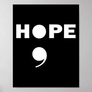 Poster Sensibilização Para O Suicídio De Semicolon Para U