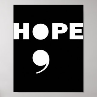 Poster Sensibilização Para O Suicídio De Semicolon Para U