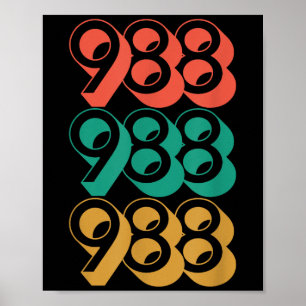 Poster Sensibilização Suicida - Camisa 988 - Prevenção ao