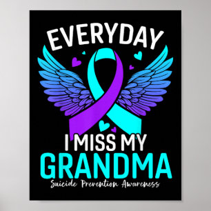 Poster Sensibilização Suicida Camisa Vovó Suicídio