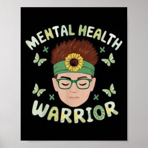 Poster Sensibilização Suicida Depressão Ansiedade Saúde M