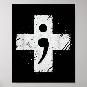 Poster Sensibilização Suicida Depressão Ansiedade Saúde M
