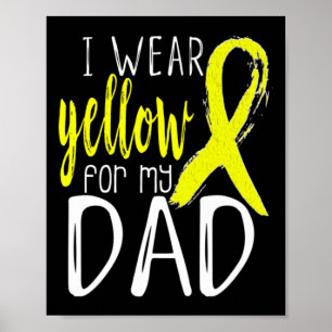 Poster Sensibilização Suicida Eu Visto Amarelo Para O Meu
