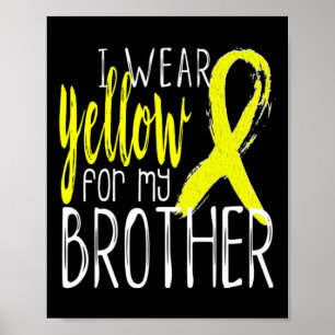 Poster Sensibilização Suicida Eu Visto Amarelo Para O Meu