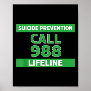 Poster Sensibilização Suicida - Prevenção Camisa de Vida 