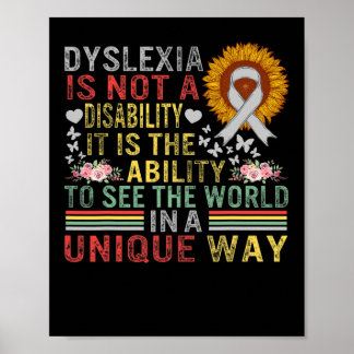 Poster Sensibilização Ver o mundo único sem deficiência