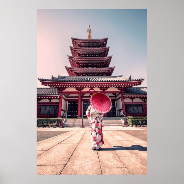 Poster Senso-Ji (Frente)