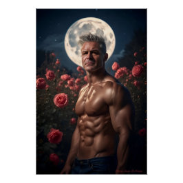 Póster Sensualidade Esculpida ao Luar