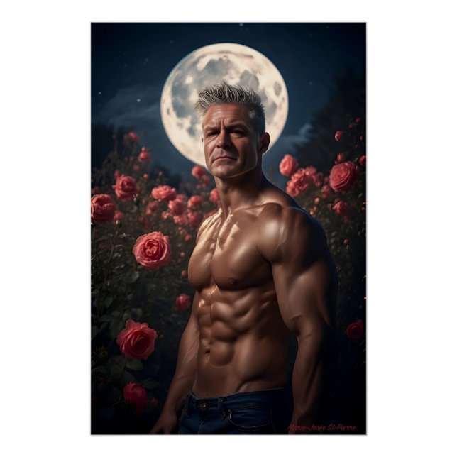Póster Sensualidade Esculpida ao Luar (Frente)