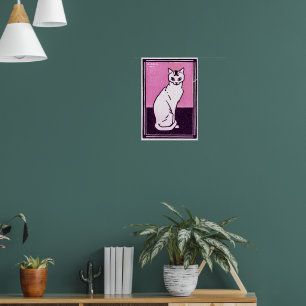 Poster Sentado gato por Julie de Graag