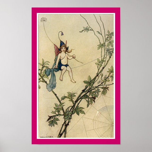 Póster Sentado no fio de uma aranha (Frente)