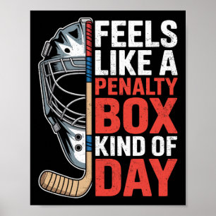 Poster Sente como um dia de caixa de penalidade goleiro d