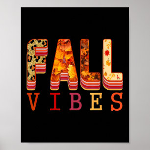 Poster Sentimento de Outono Folhas Clima de Suéter Aconch