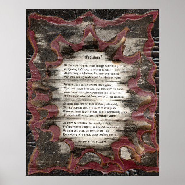 Póster Sentimentos (Frente)