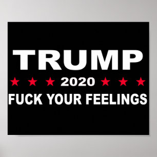 Poster Sentimentos do Trump 2020