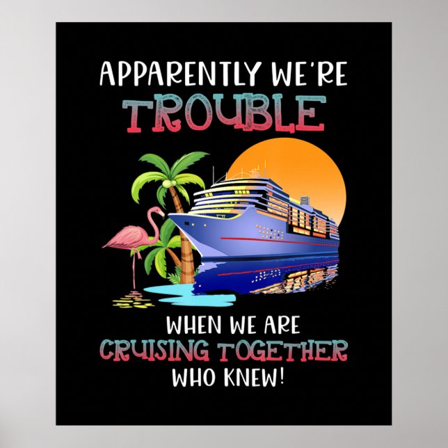 Poster Sentimos Problemas Quando Estamos Cruzando Toger F (Frente)