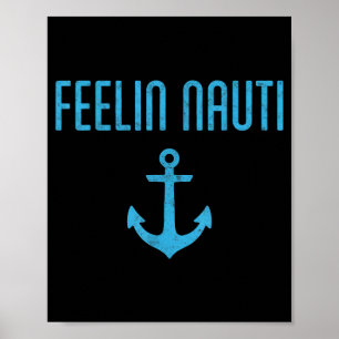 Poster Sentindo-se safado capitão do barco de pontão nave