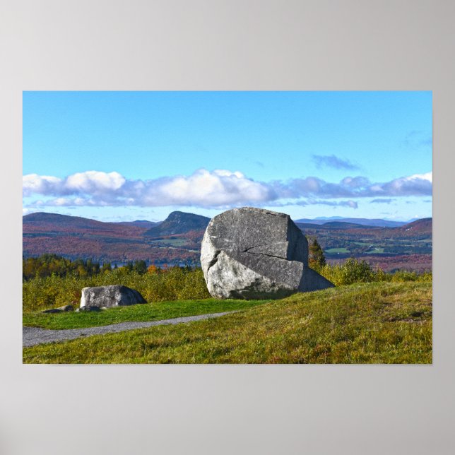 Poster Sentinel Rock, Westmore, Vermont (Frente)