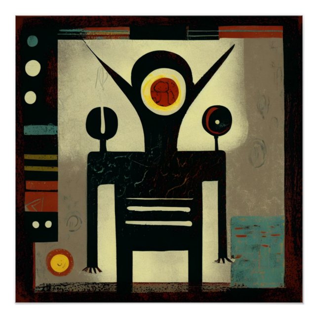 Póster Sentinela Cósmica (Frente)