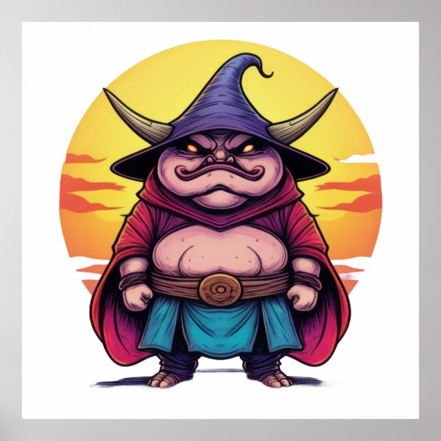 Poster Sentinela do Pôr do Sol (Frente)