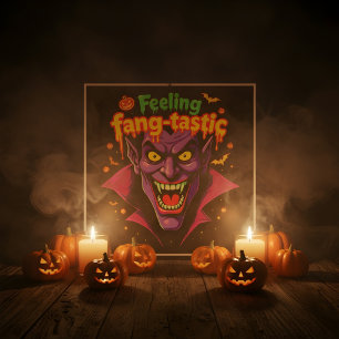 Póster Sentir-se como um Design de Vampiro de Halloween T