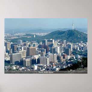 Poster Seoul, Coreia do Sul