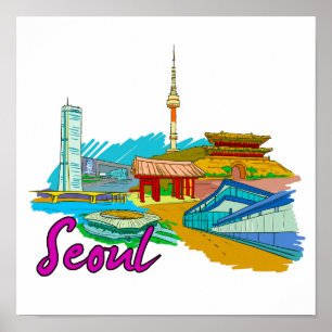 Póster Seoul - Korea.png sul