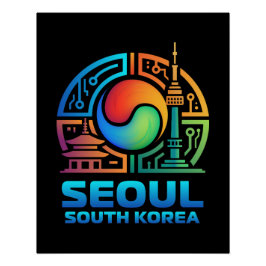 Póster Seoul South Korea