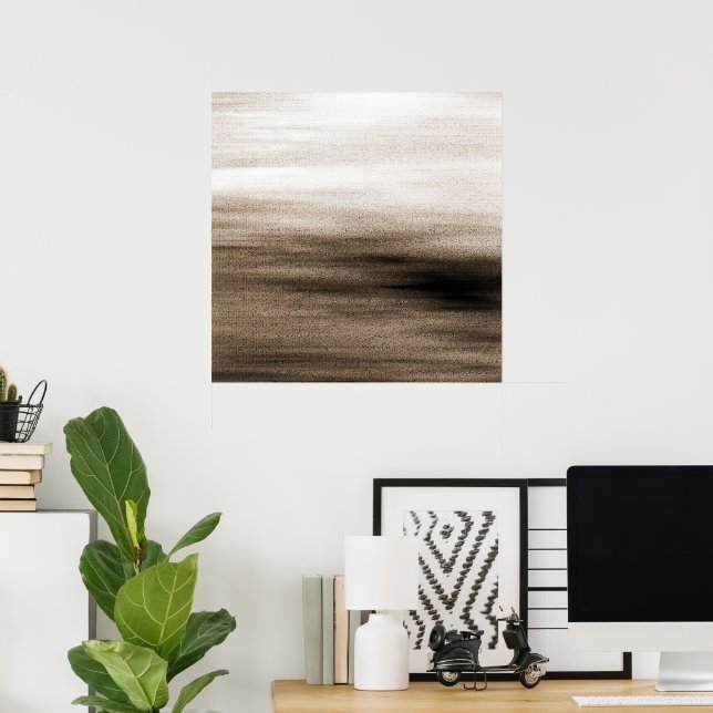 Póster Sepia Horizon (Escritório em casa)