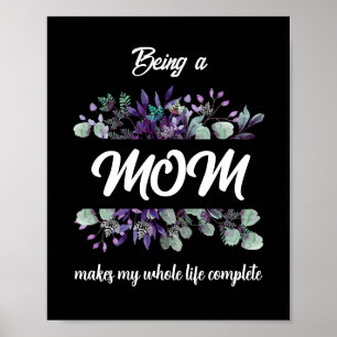 POSTER SER MÃE TORNA A MINHA VIDA COMPLETA