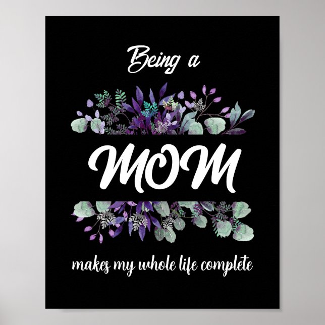 POSTER SER MÃE TORNA A MINHA VIDA COMPLETA (Frente)