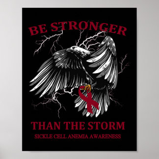 Poster Ser Mais Forte Do Que A Anemia Das Células Falcifo