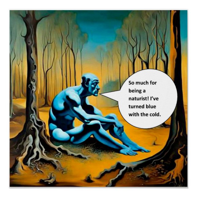 Póster Ser um Naturista (Frente)