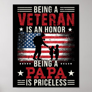 Poster Ser Veterano É Uma Honra Ser Papa É Priceles