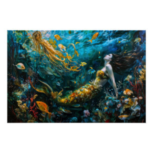 Póster “Seraphina” – Sereia Mística e Bonita