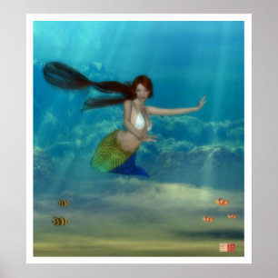 Póster Sereia adolescente