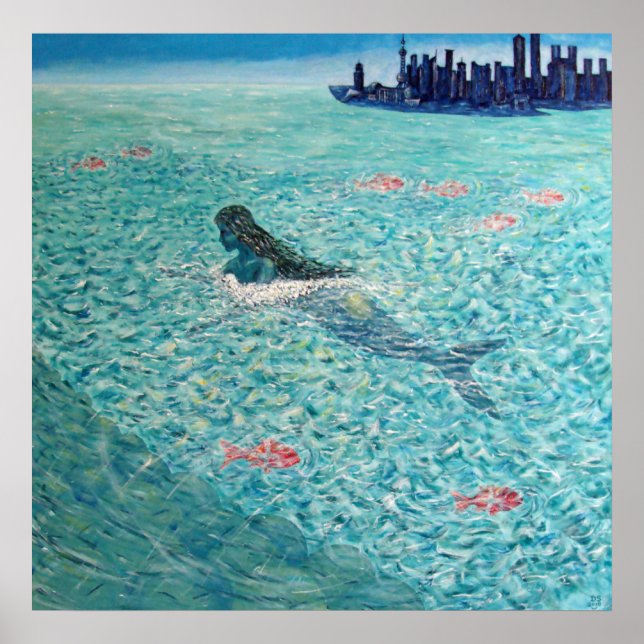 Poster Sereia contra a colmeia (Frente)