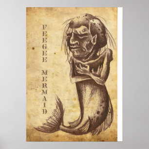 Póster Sereia de Feegee