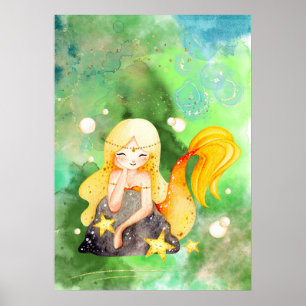 Poster Sereia do ouro