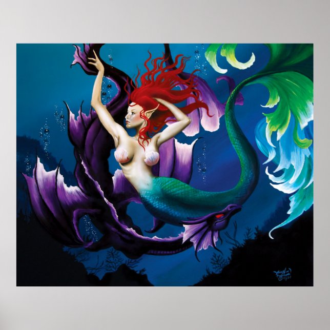 Póster Sereia e Amigo do Dragão (Frente)