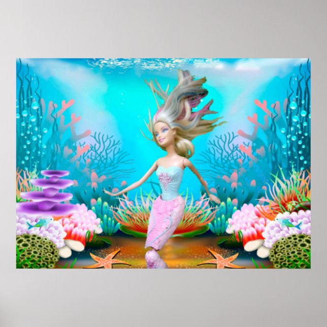 Poster Sereia Famosa (Frente)