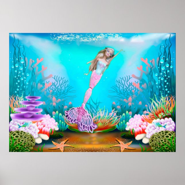 Poster Sereia Famosa (Frente)