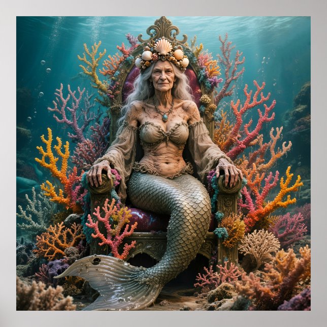 Poster Sereia Idosa (Frente)