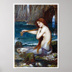 Poster Sereia, John William Waterhouse