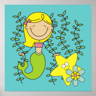 Póster Sereia Loira