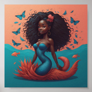 Poster sereia negra