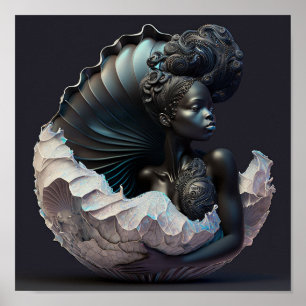 poster 'Sereia Negra 4'